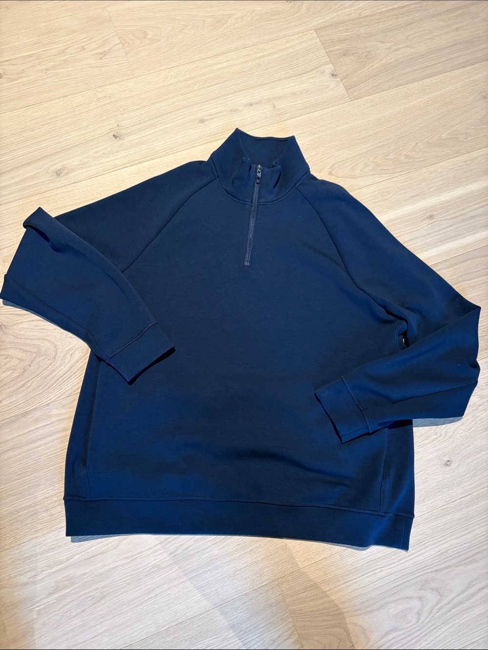 lululemon athletica Men's Navy Quarter-Zip Pullover